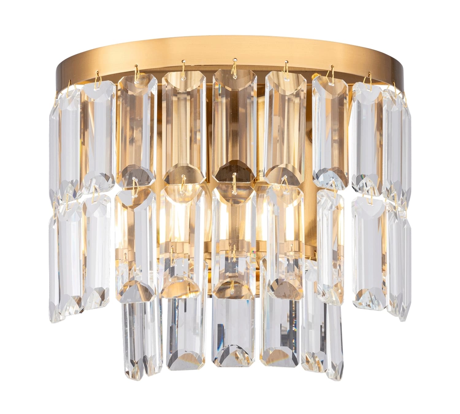 Бра хрустальное W2752P-2A PLATING BRASS+CLEAR Бра Хрустальное W2752P/2A PLATING BRASS+CLEAR