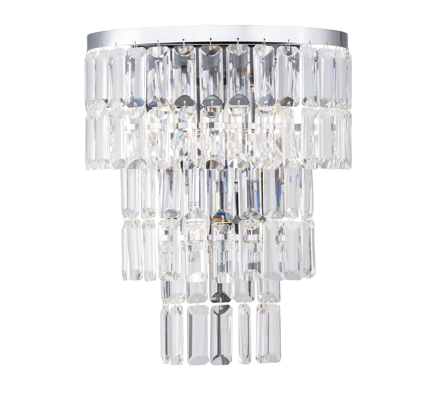 Бра хрустальное W2752R-4A CHROME+CLEAR Бра Хрустальное W2752R/4A CHROME+CLEAR