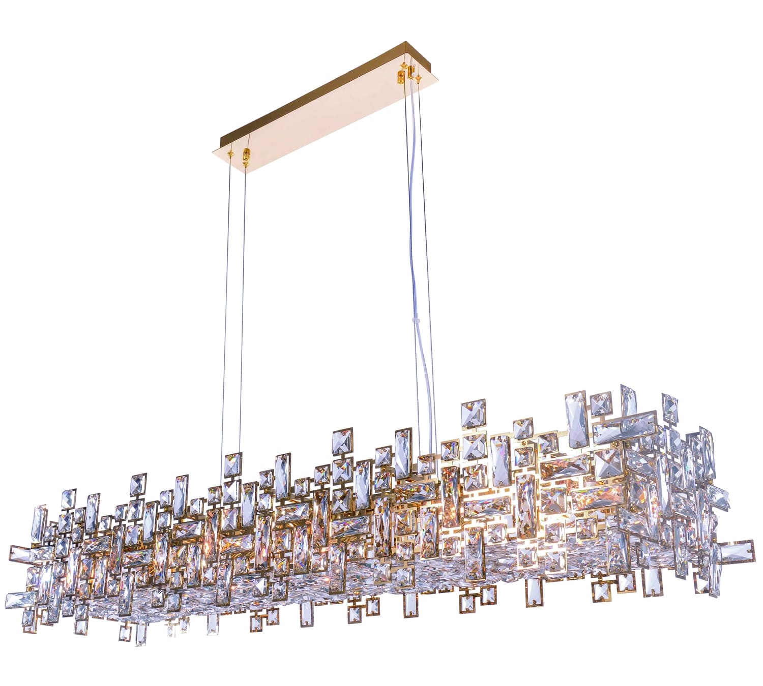 Люстра хрустальная 2874E-12A GOLD+CLEAR Люстра Хрустальная 2874E/12A GOLD+CLEAR